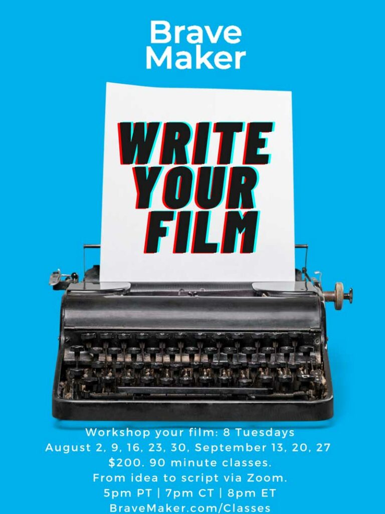write your film screenwriter workshop