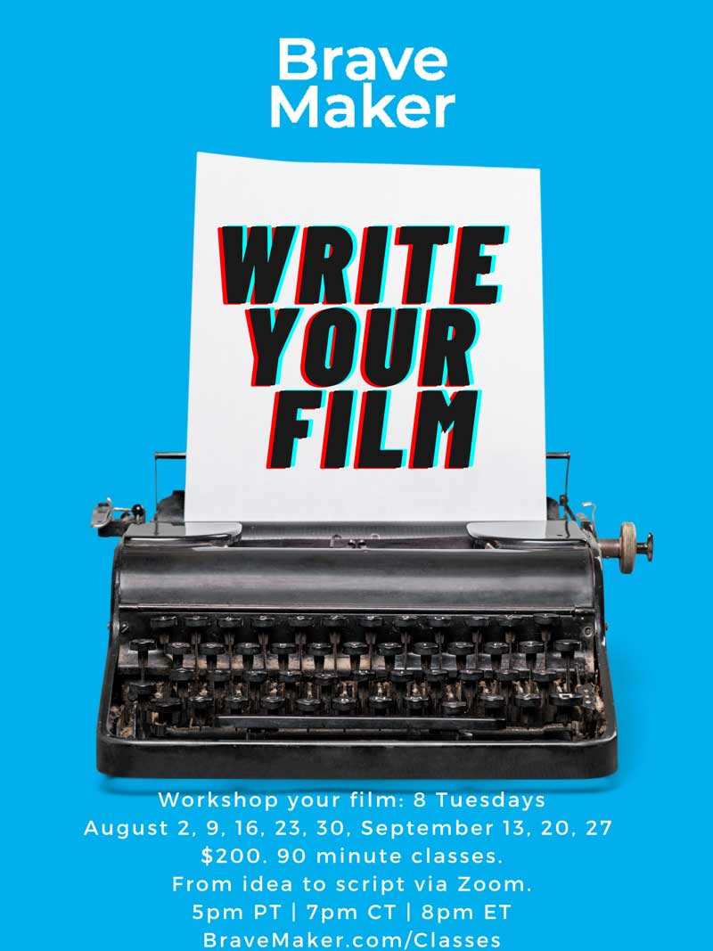write your film screenwriter workshop